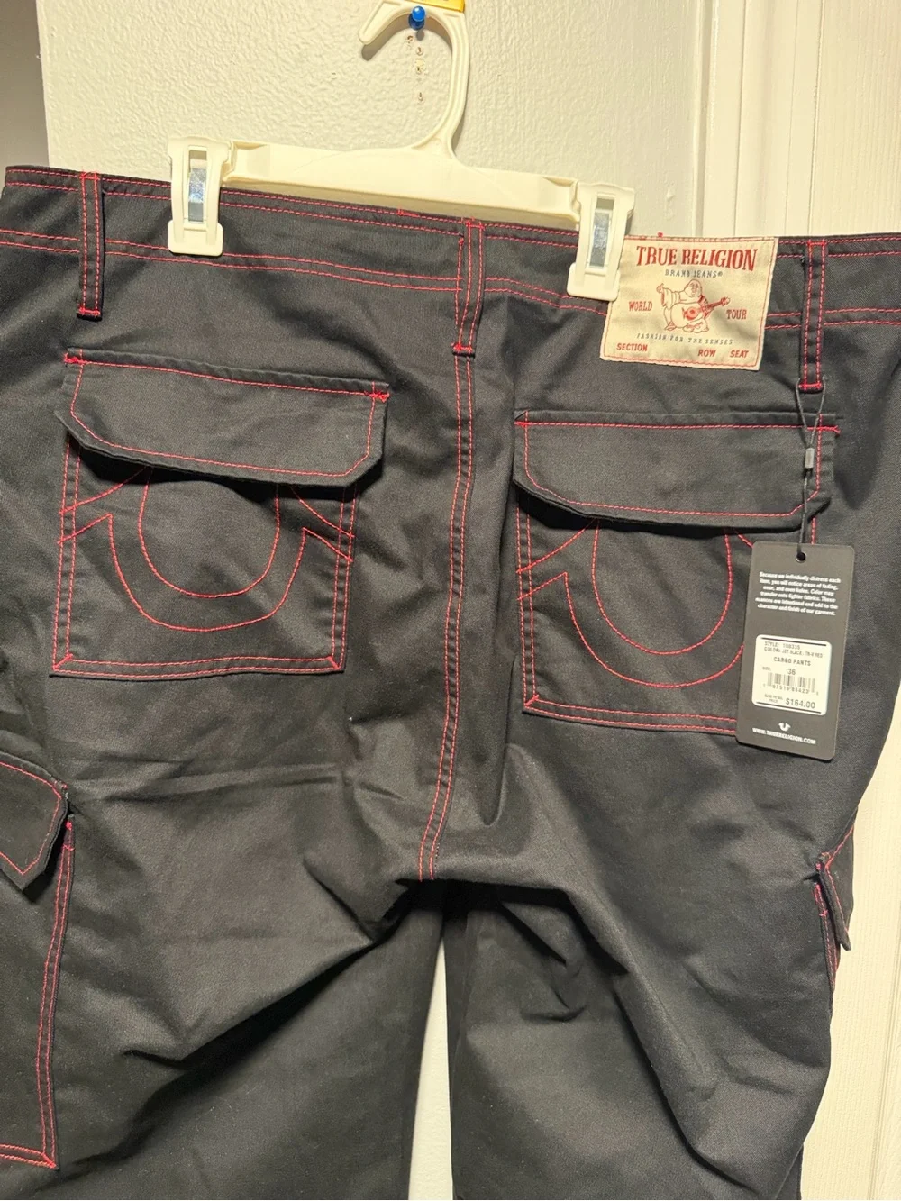 Brand New With Tags Mens True Religion Jeans Cargo Pants Size 36